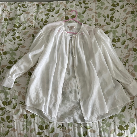 Oversized Cotton-Silk Shirt - Picture 5 of 8